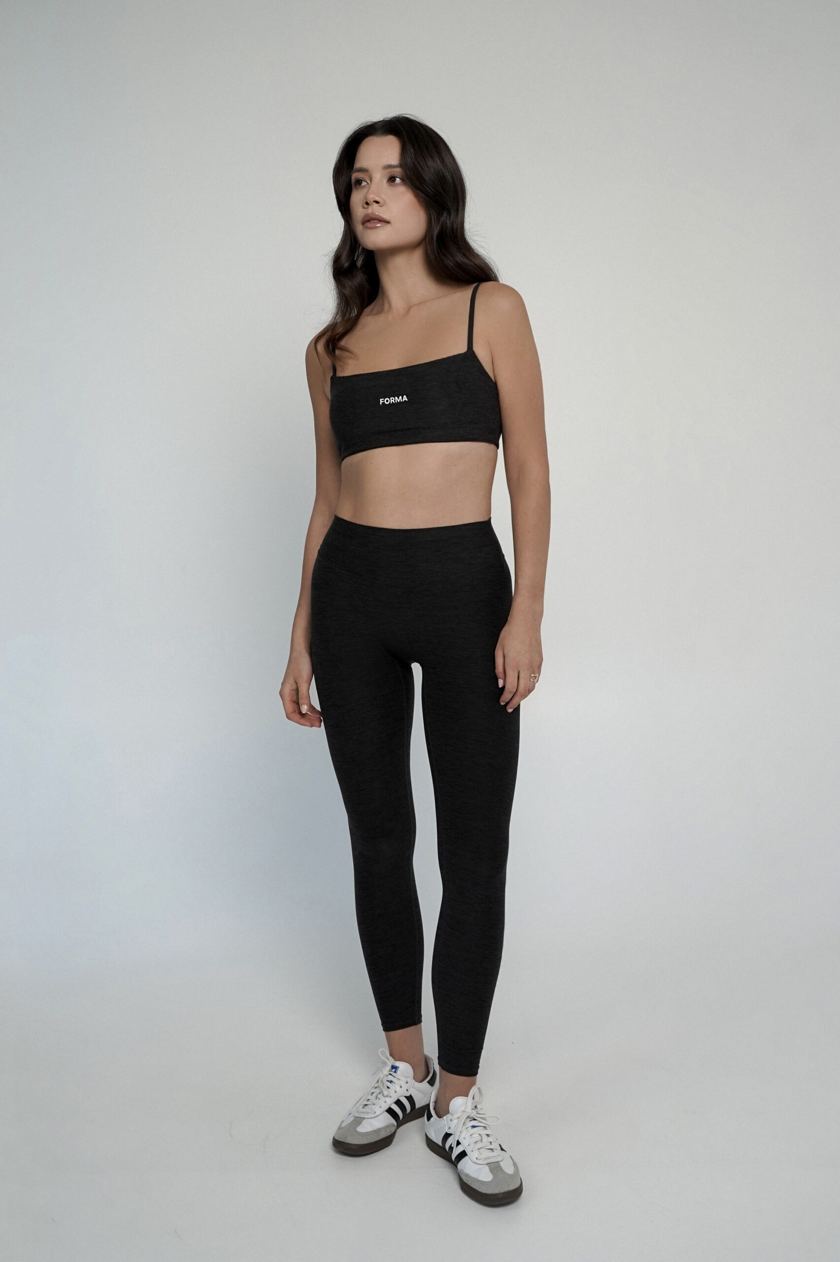 Soft Sculpt Legging- Heather Black